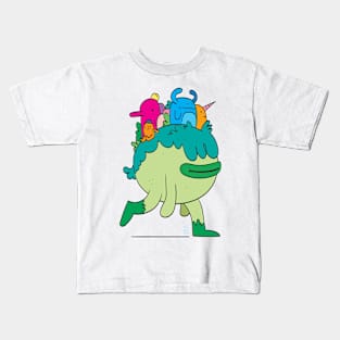 Monstro do Dia Kids T-Shirt